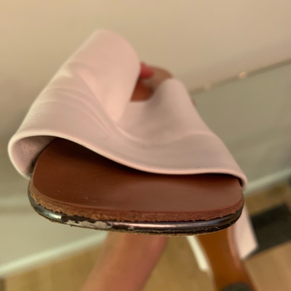 Robert clergerie white leather mules 38 - Picture 6 of 10